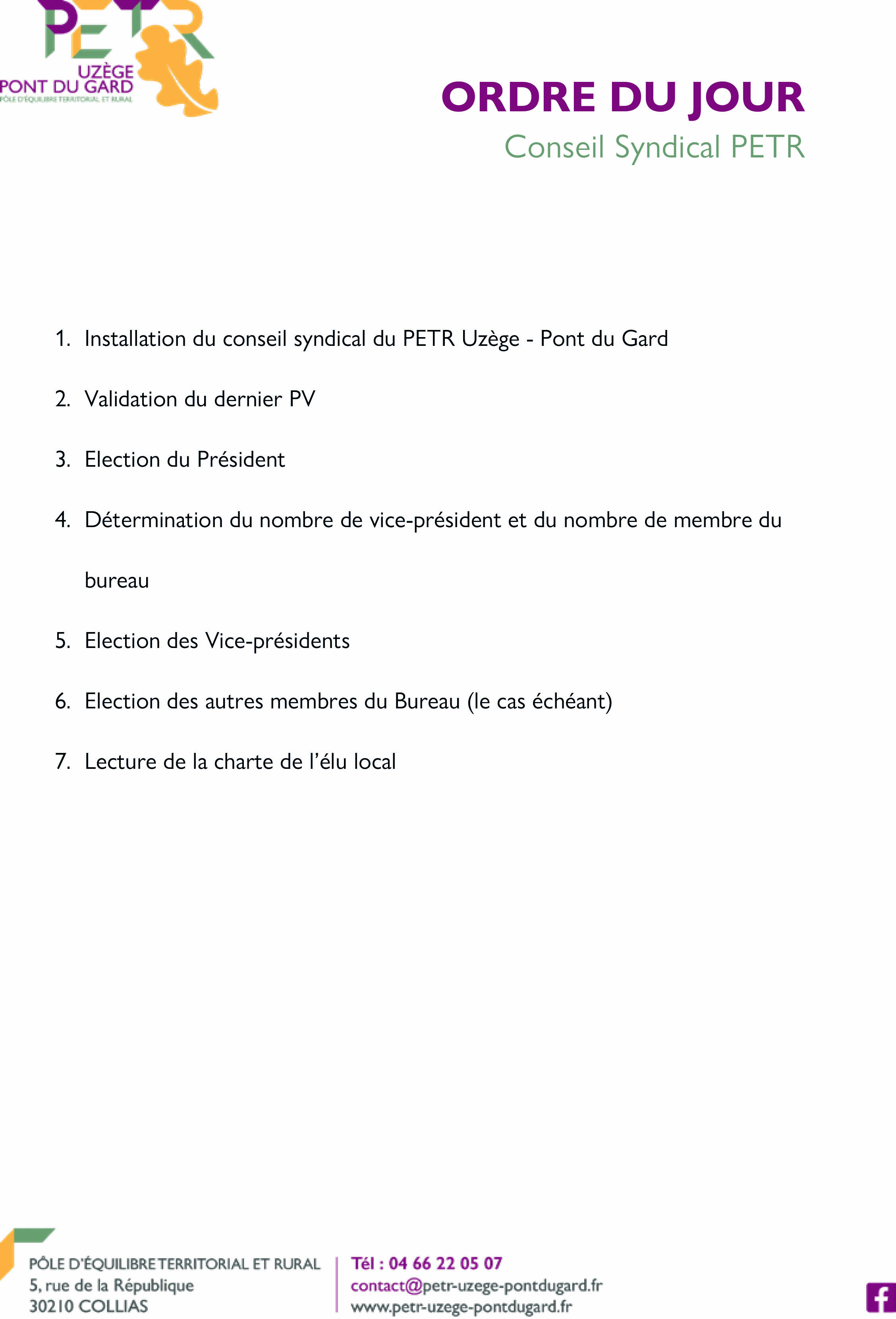 CS 2026 03 Convocation InstallationCS OrdreduJour